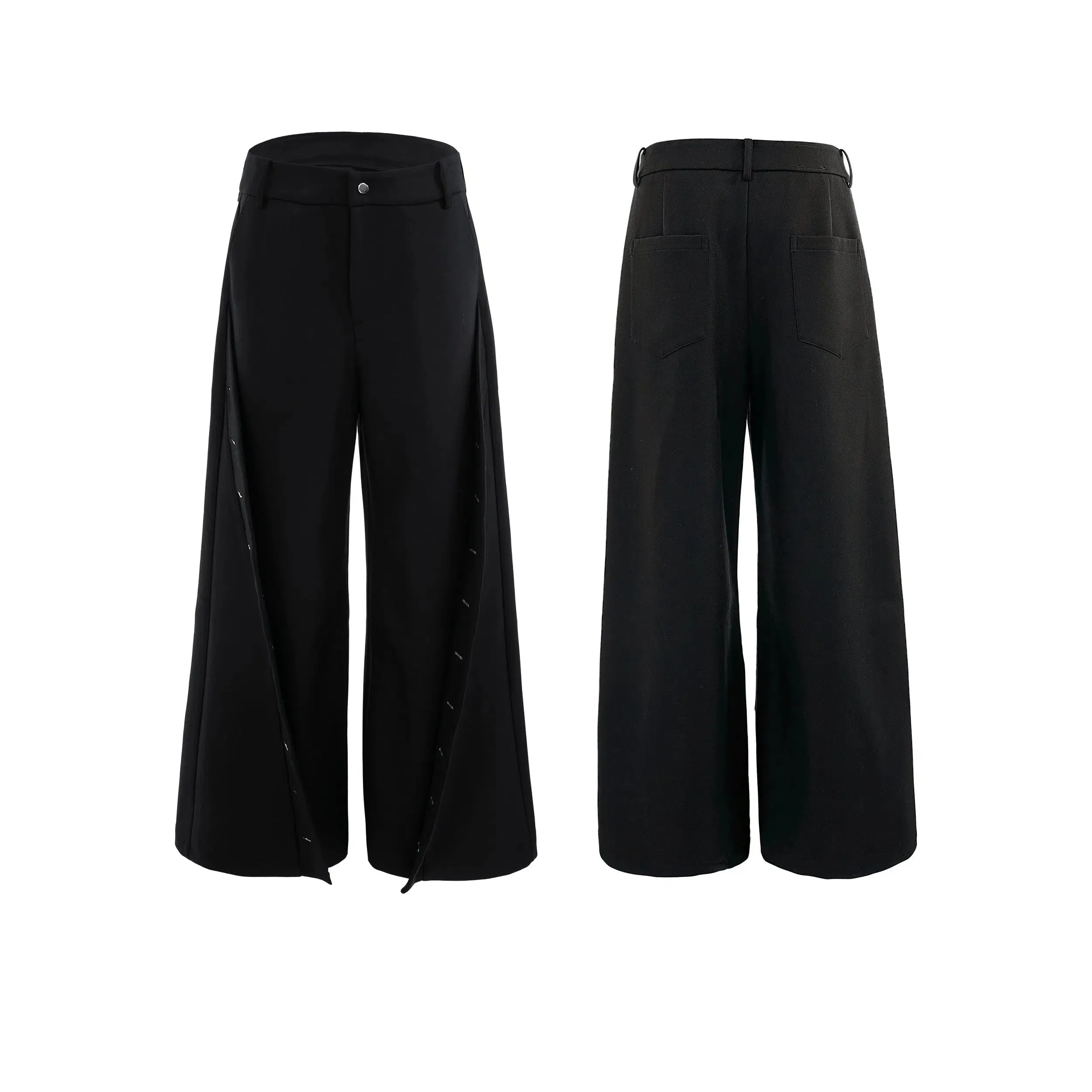 Metal Embellished Loose Fit Pants