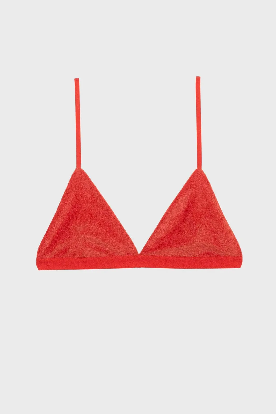 Mississippi Bra in Mino Red Ecovero Velour