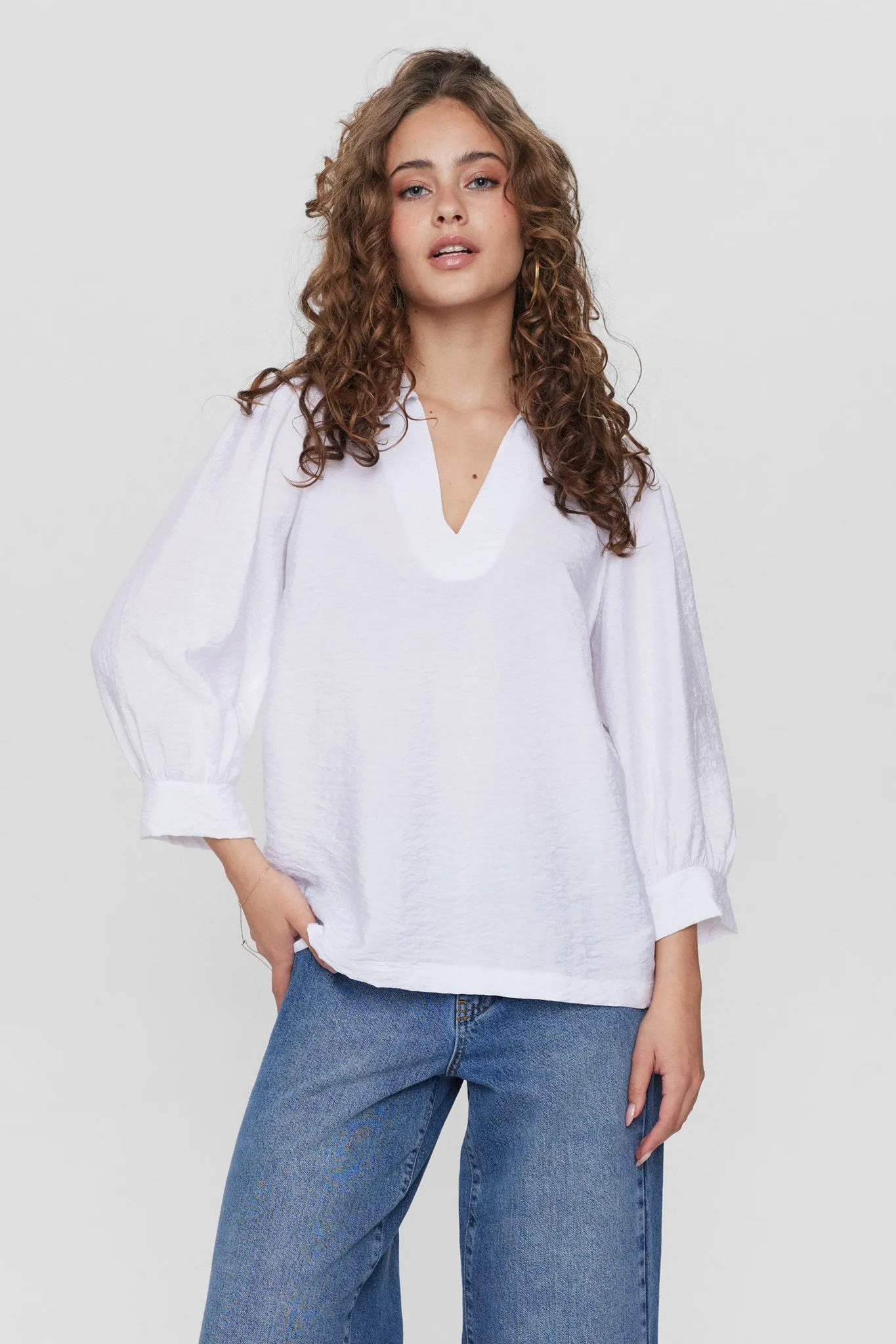 NUVILJA SHIRT  - Bright White